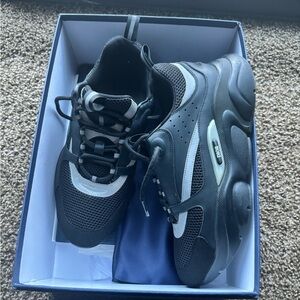 Dior Black and Gray Men's Sneakers